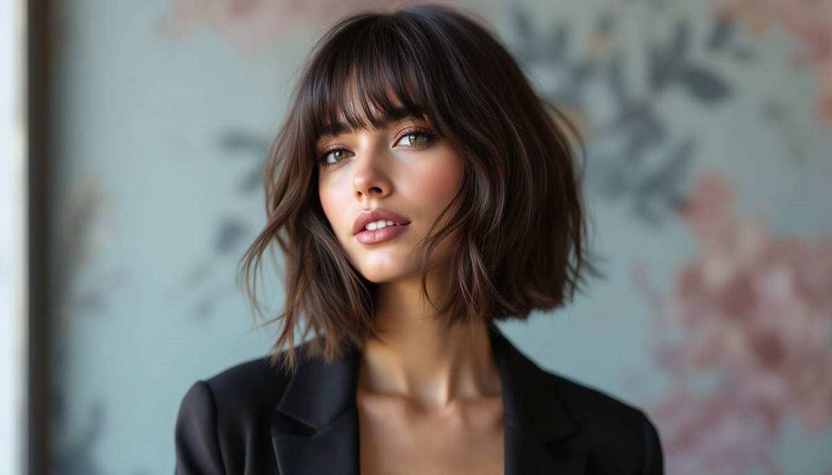 feines haar long bob mit pony